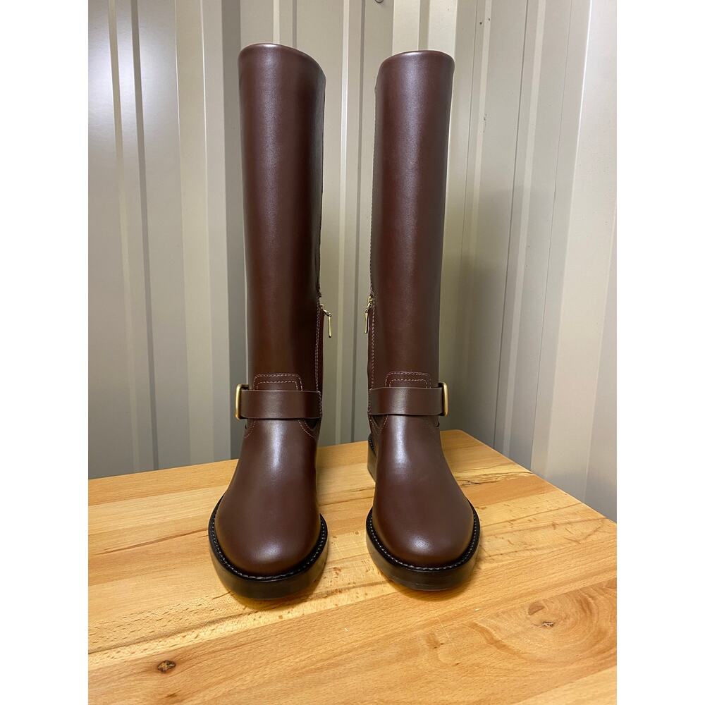 Coach Madeline Leather Boots Women's Size 6 New! - Picture 3 of 7